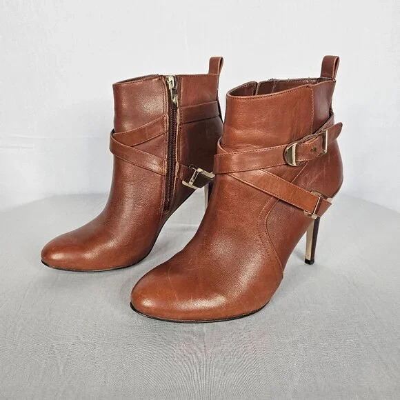 Marc Fisher Shoes Marc Fisher Womens Aprille Leather Ankle